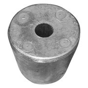 Aluminiumanod Sidepower - Sleipner propeller nut SP30/40 Ø26 H.20 - AnodeFactory