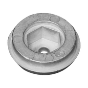 Zinkanod Sidepower - Sleipner propeller nut Ø45 H.20, T01052, 71190/51180 - AnodeFactory
