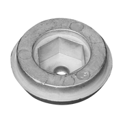 Aluminiumanod Sidepower - Sleipner propeller nut Ø45 H.20 71190/51180 - AnodeFactory